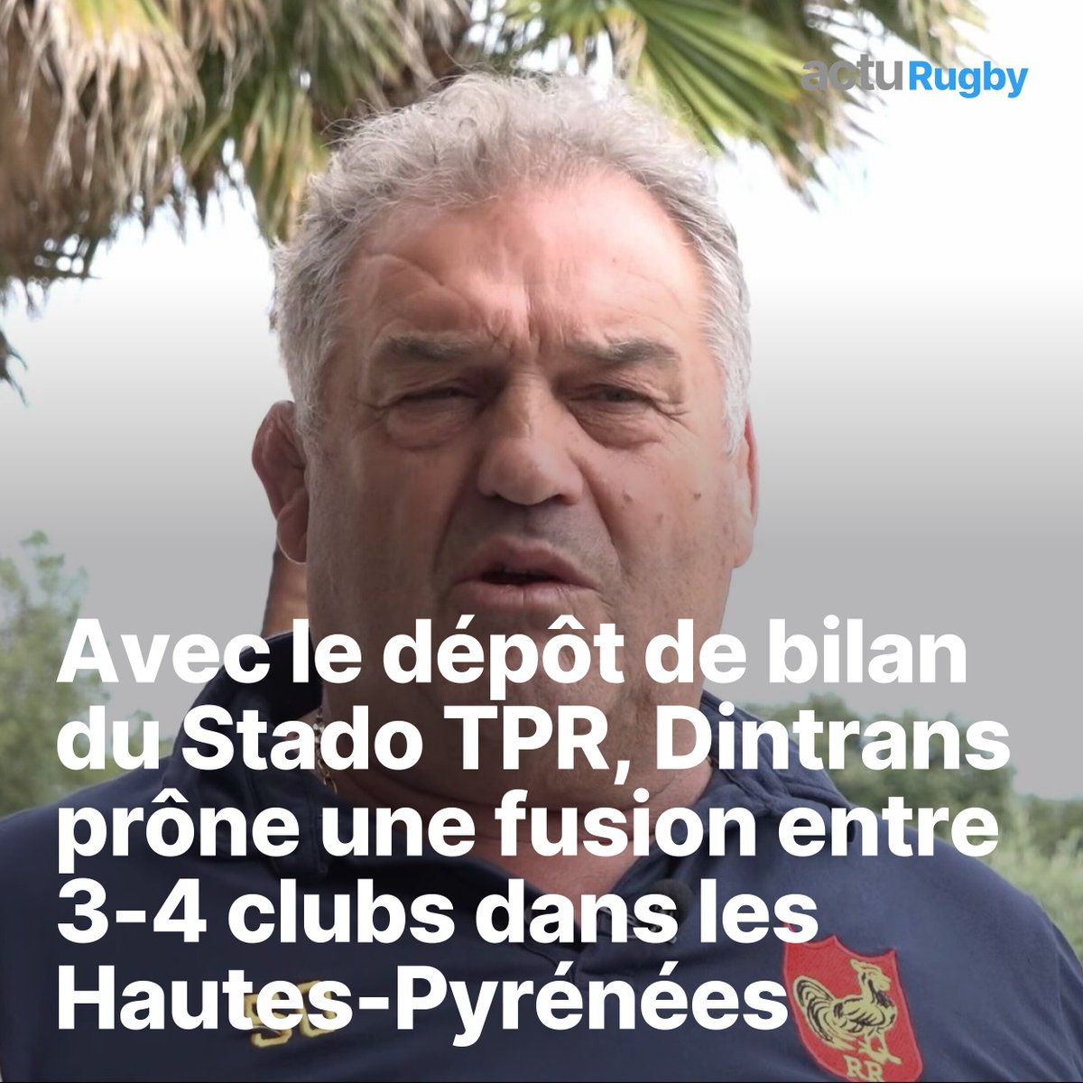 acturugby's tweet photo. 🏉🔴⚪ La légende du Stado en a "gros sur la patate" ▶️ https://t.co/YgLSKk4sJQ
#rugby #Nationale #Dintrans par @ClementMazella https://t.co/gmIpHfJHsr