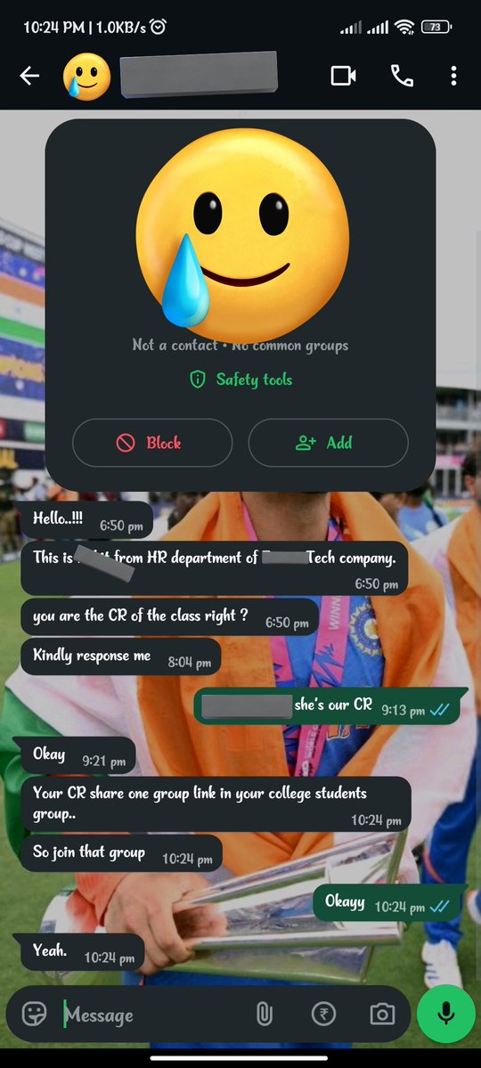 sujithdotcode's tweet image. Yaaar ye Inko Kaise Milta contact details 🥲...alag hi hota hain inka