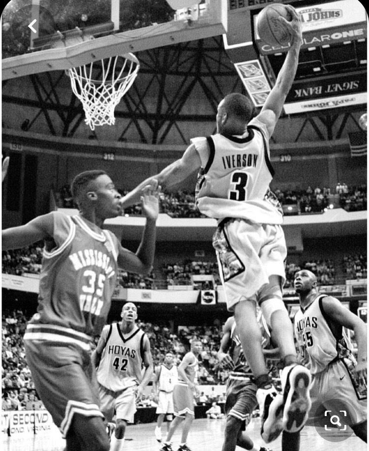 redapples's tweet photo. @NBACobwebs I remember watching Iverson in college and thinking he was going to have a lot of poster dunks in the NBA https://t.co/yOY88UARN5