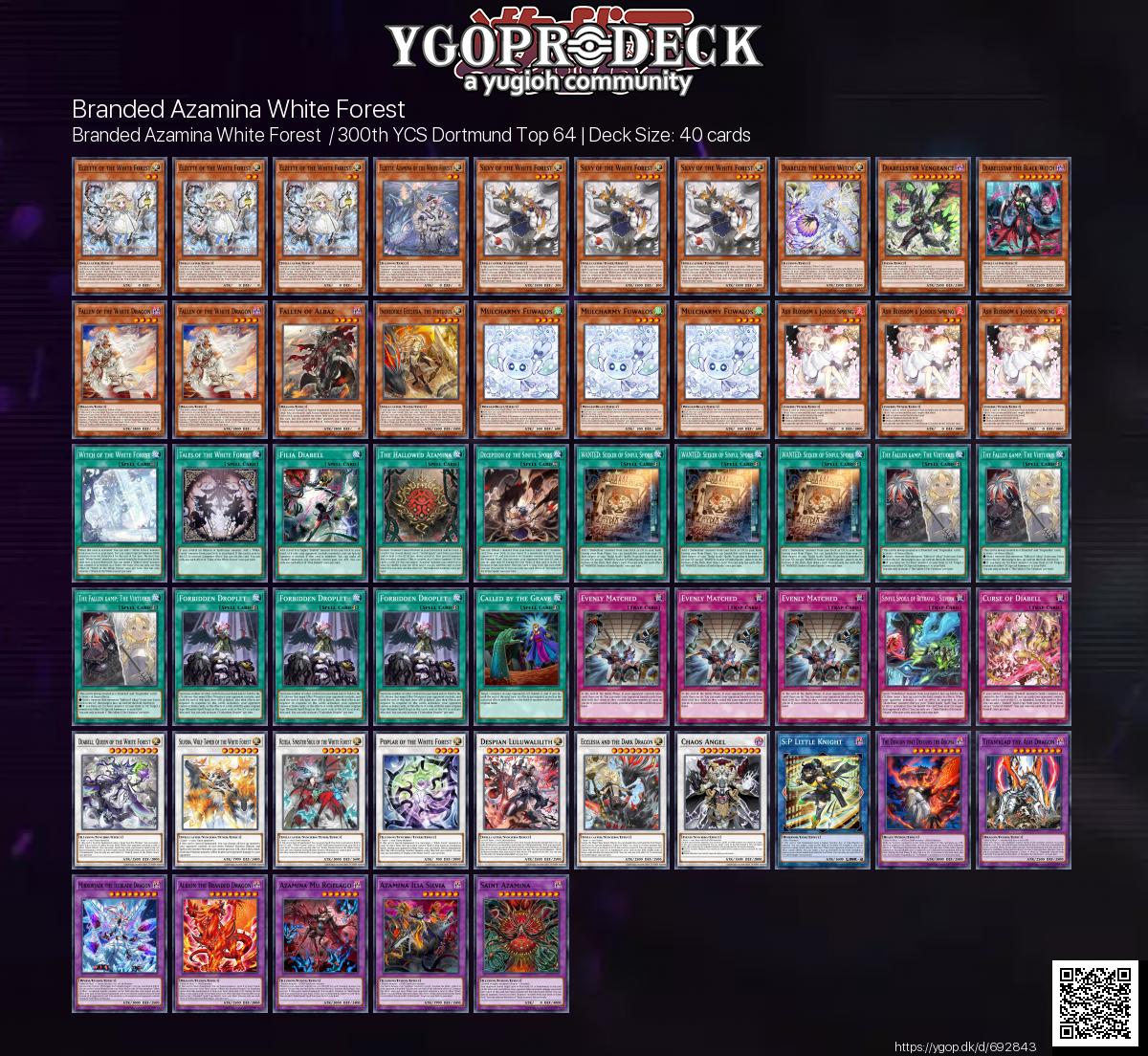 I like how all of the decks I pioneered are finally getting the light of  day with the new branded support. First pile branded dracotail tops twice,  and now white forrest branded.