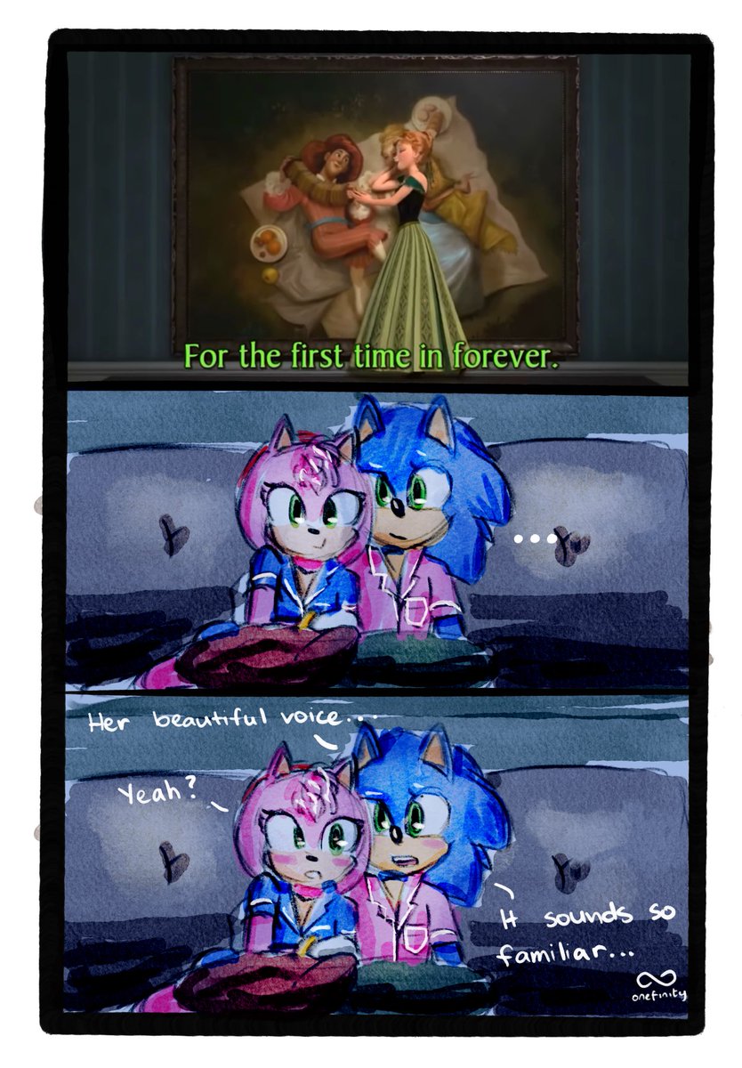 Movie night with Sonic and Amy-

#SonicMovie4 #SonAmy