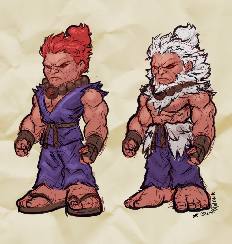 RBenHam0n's tweet photo. Akuma Sketches https://t.co/m5c0QdRKBQ