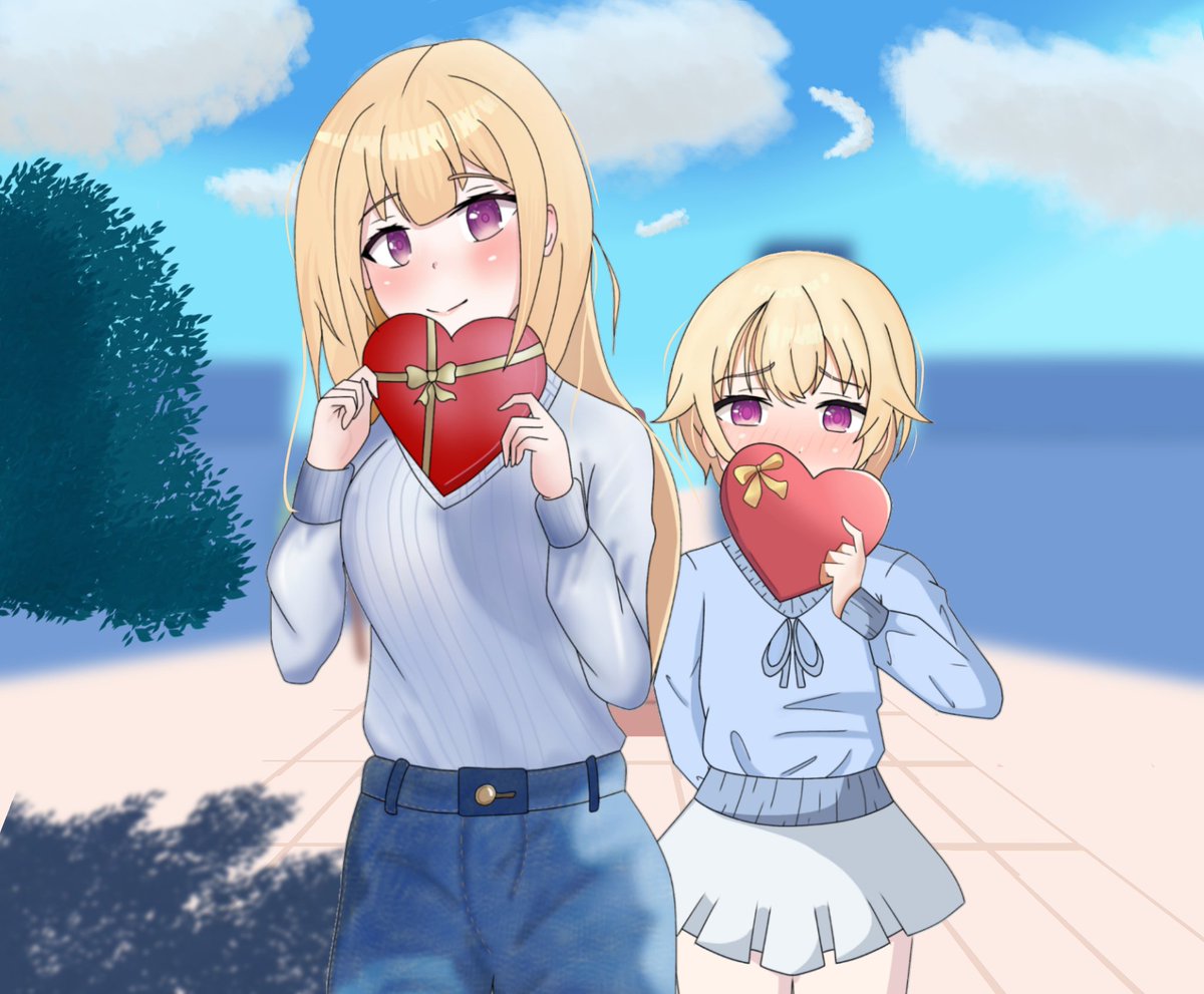 Feliz San Valentín 💝 
<a href="/SylvieRuru/">Sylvie Ruru 🪖🎀</a> y <a href="/RunneRuru/">Runne Ruru 🪖🎀</a> 🫰🏻 
#Rutelier