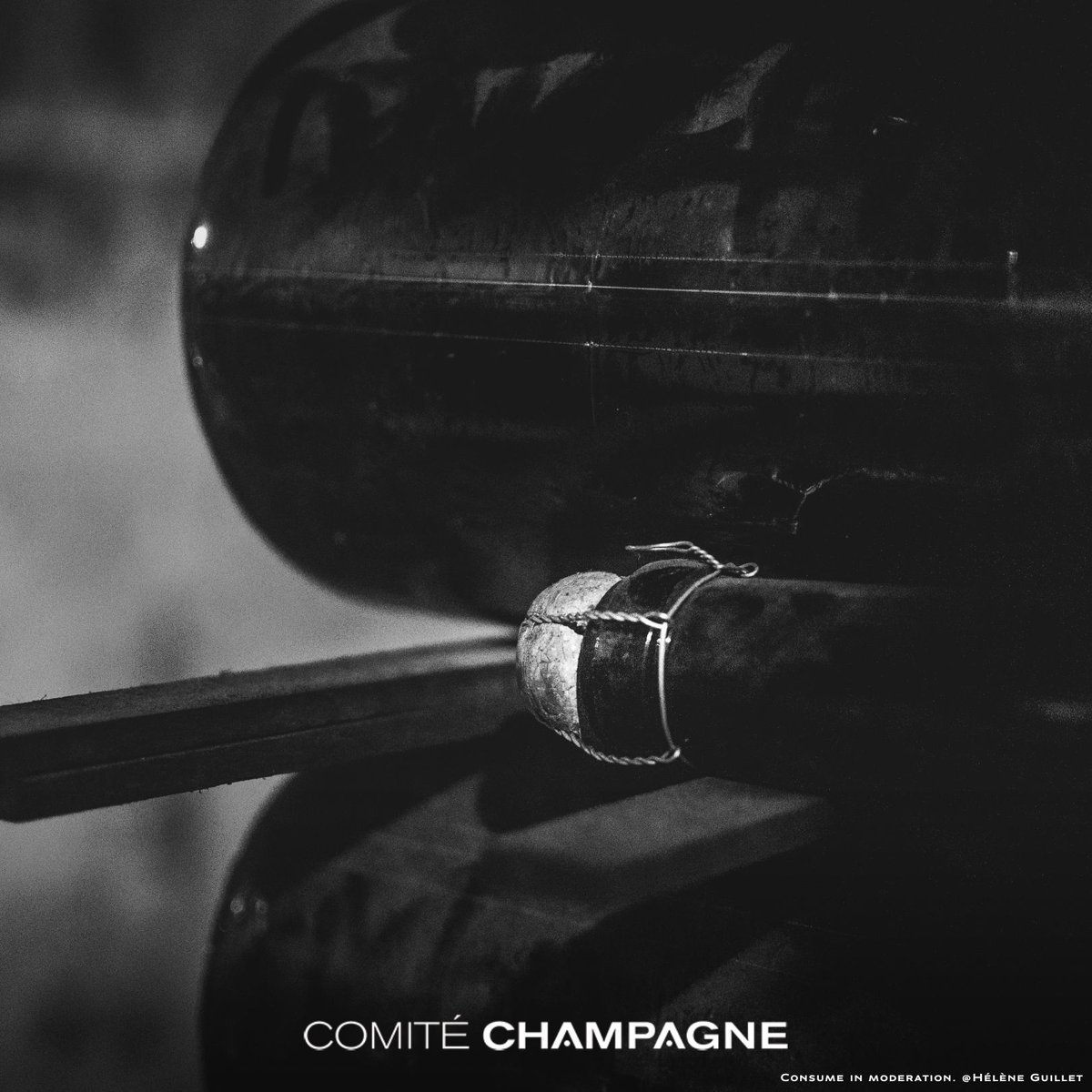 ChampagneBureau's tweet photo. Maturation patiently shapes the Champagne 🥂 
Undisturbed, down in the quiet cellars, its aromas slowly form and develop. https://t.co/AmUXlxklHC