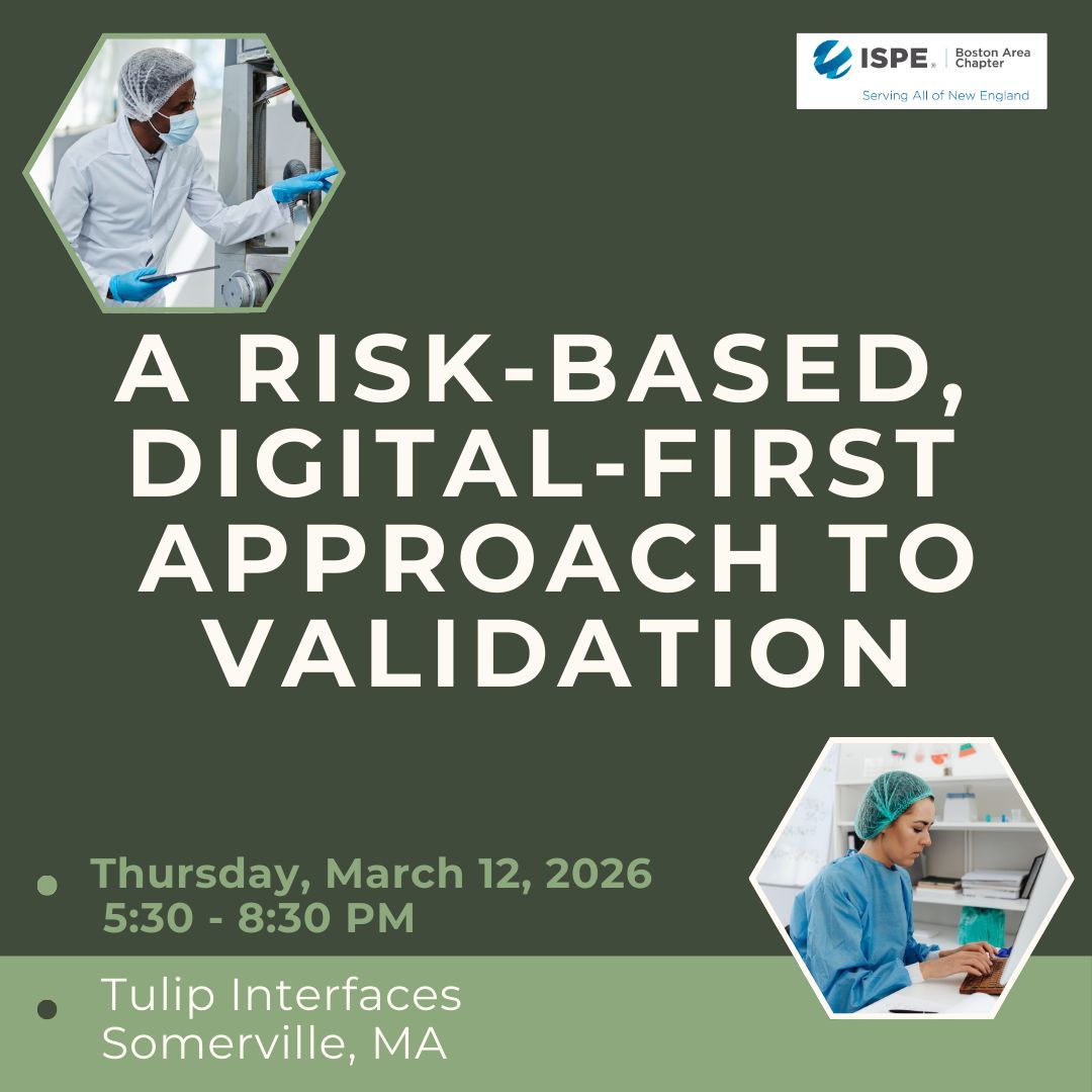 ISPE Boston Area Chapter tweet media