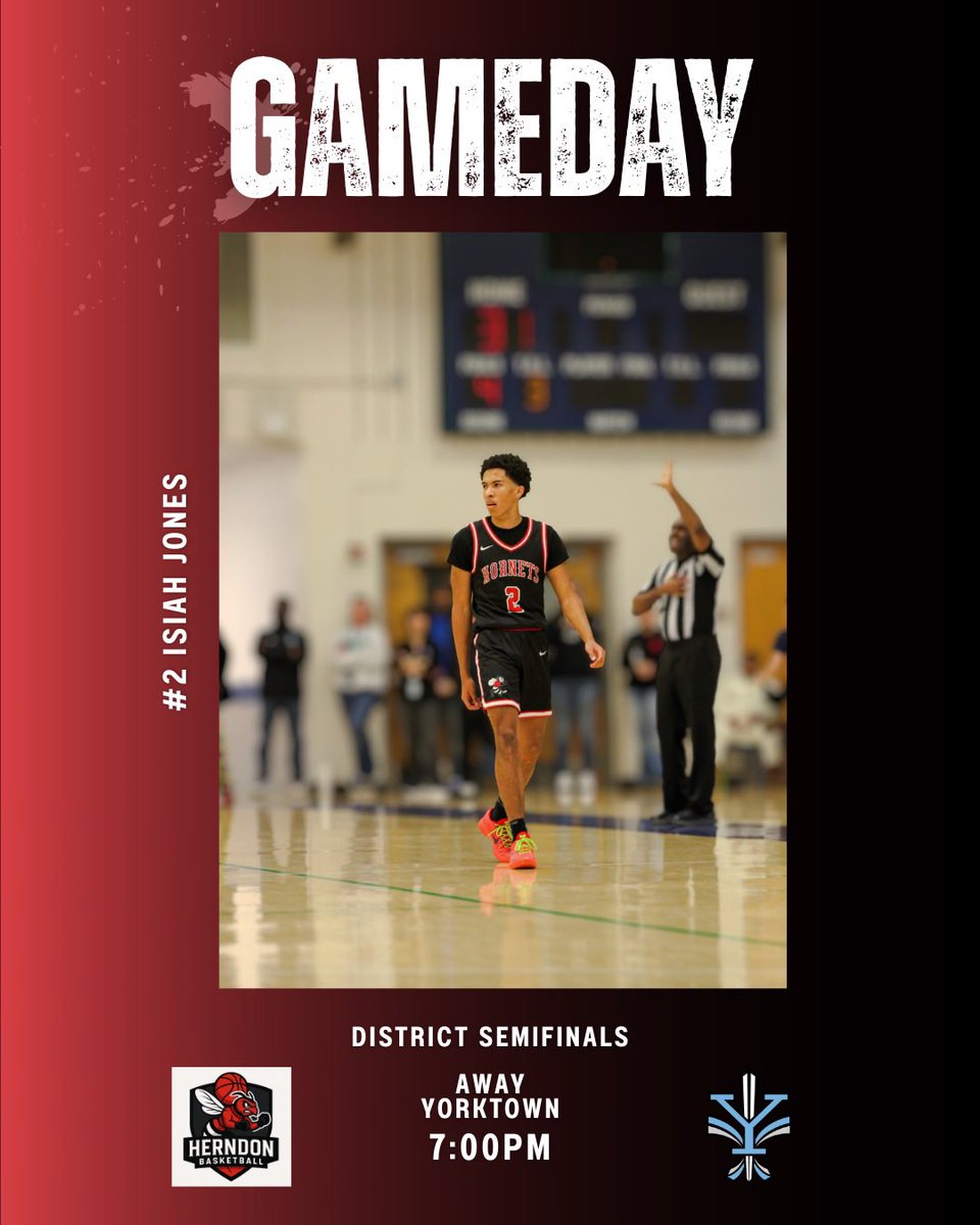 HerndonBball's tweet photo. Road Dawgs back to work in the semis! Hornet fans, show up and show out! #GoHornets #HerndonBasketball https://t.co/ybajt2v4xw