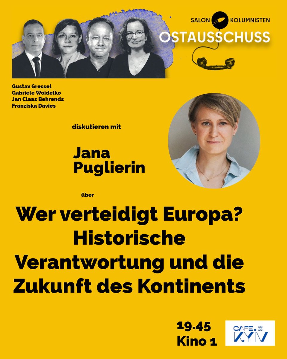 OstausschussSK's tweet photo. Beim Cafe Kyiv am 23. Februar sehen wir uns hoffentlich um 19.45 Uhr in Kino 1. https://t.co/jkrkJ0hP11