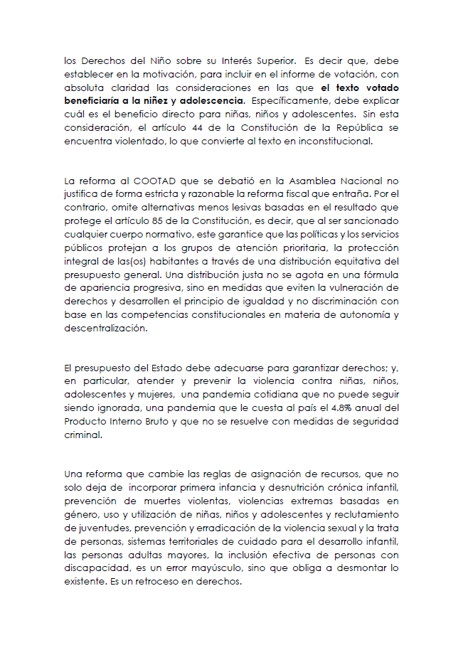 Pacto por la Niñez y Adolescencia Ecuador tweet media