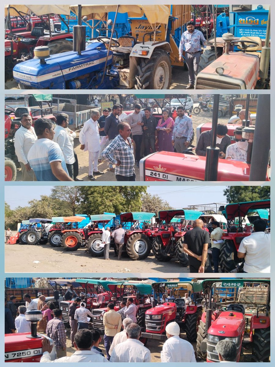 VikkySuperman's tweet photo. Tractor 🚜 &amp; FM Asset Verification Ta. Babra Dist AMRELI
@CollectorAmr
@ddoamreli
@Infoamreligog
@jdaextjnd
@DirectorateofA1
@AgriGoI
@daoamreli
@gujagridept
@agriamreli01
@InfoGujarat https://t.co/WgqFp7tf8p