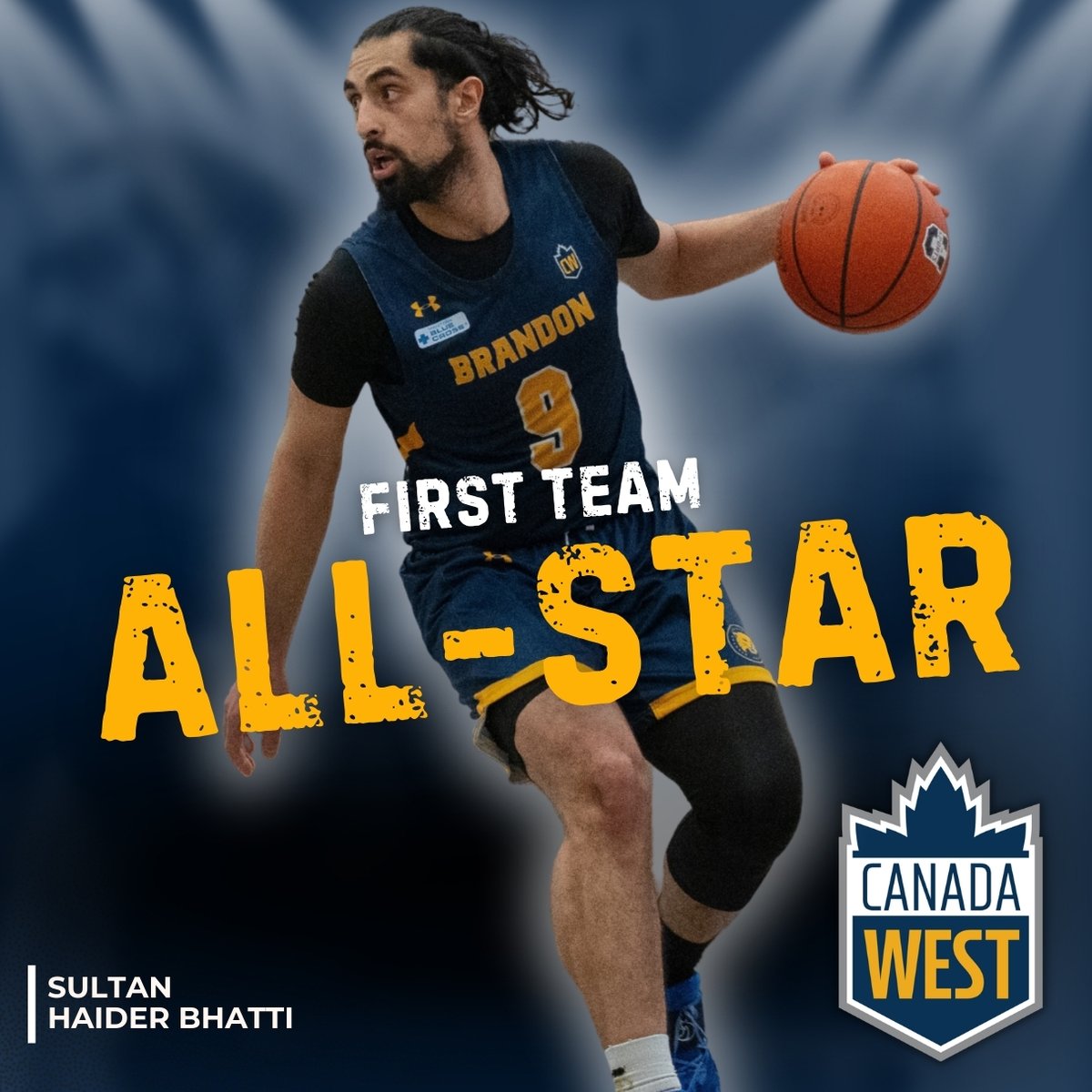 BUBobcats's tweet photo. Best of the best! 😤

Sultan Haider Bhatti has been named a Canada West First Team All-Star.

Congrats, BATMAN! 🦇💥 https://t.co/wGan6zGnrh