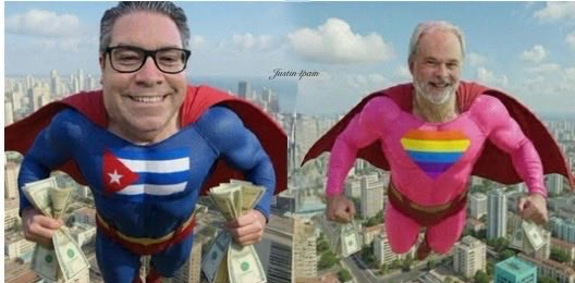 Attention Cuban people!!! No need to fear. The Cuban saviors are here! Now that CUBATEC is in action, there will be no more hunger or shortages in Cuba. Ariel will “take care” of your money and Kirk will “take care” of your kids. Llegaron los que faltaban. Where is <a href="/newschica/">Elaine de Valle</a> ?