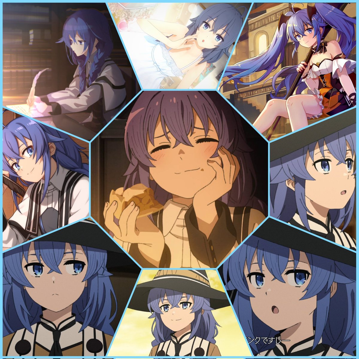 Loli. Mirada hosca. Poco sociable.

Tiene las tres cualidades; es perfecta.

Definitivamente la quiero como mi esposa.

#MushokuTensei #無職転生