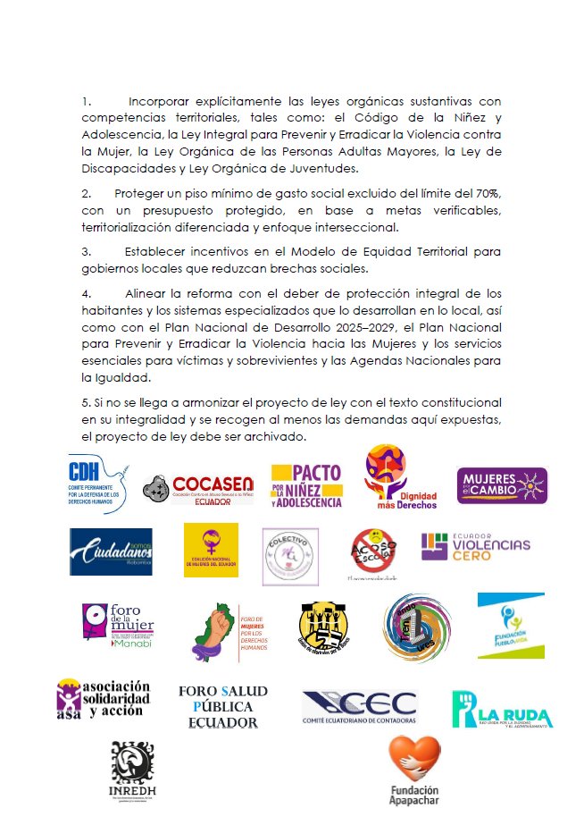 Pacto por la Niñez y Adolescencia Ecuador tweet media