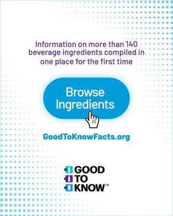 mnbev's tweet photo. Good to Know provides fact-based, easy-to-understand information about 140 ingredients in their beverages. Dive in at https://t.co/TiVgXMjtYB #mnleg https://t.co/GPLxYPxDnM