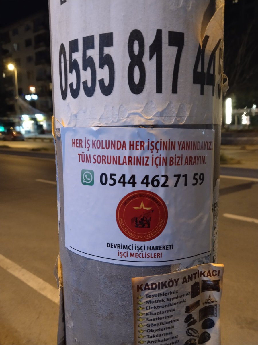 isci2026's tweet photo. 📍 Kadıköy / Merdivenköy
📍 Ataşehir / Örnek Mahallesi
İşçi sınıfının birliği, dayanışması ve örgütlü gücü için sahadayız.
Sarı sendikalara karşı, patron düzenine karşı, çözüm işçilerin kendi söz ve karar hakkındadır.
#emek #Örgütlen #İşçiSınıfıAyağaKalk #DevrimciİşçiHareketi https://t.co/Rl3f4ZbSbB