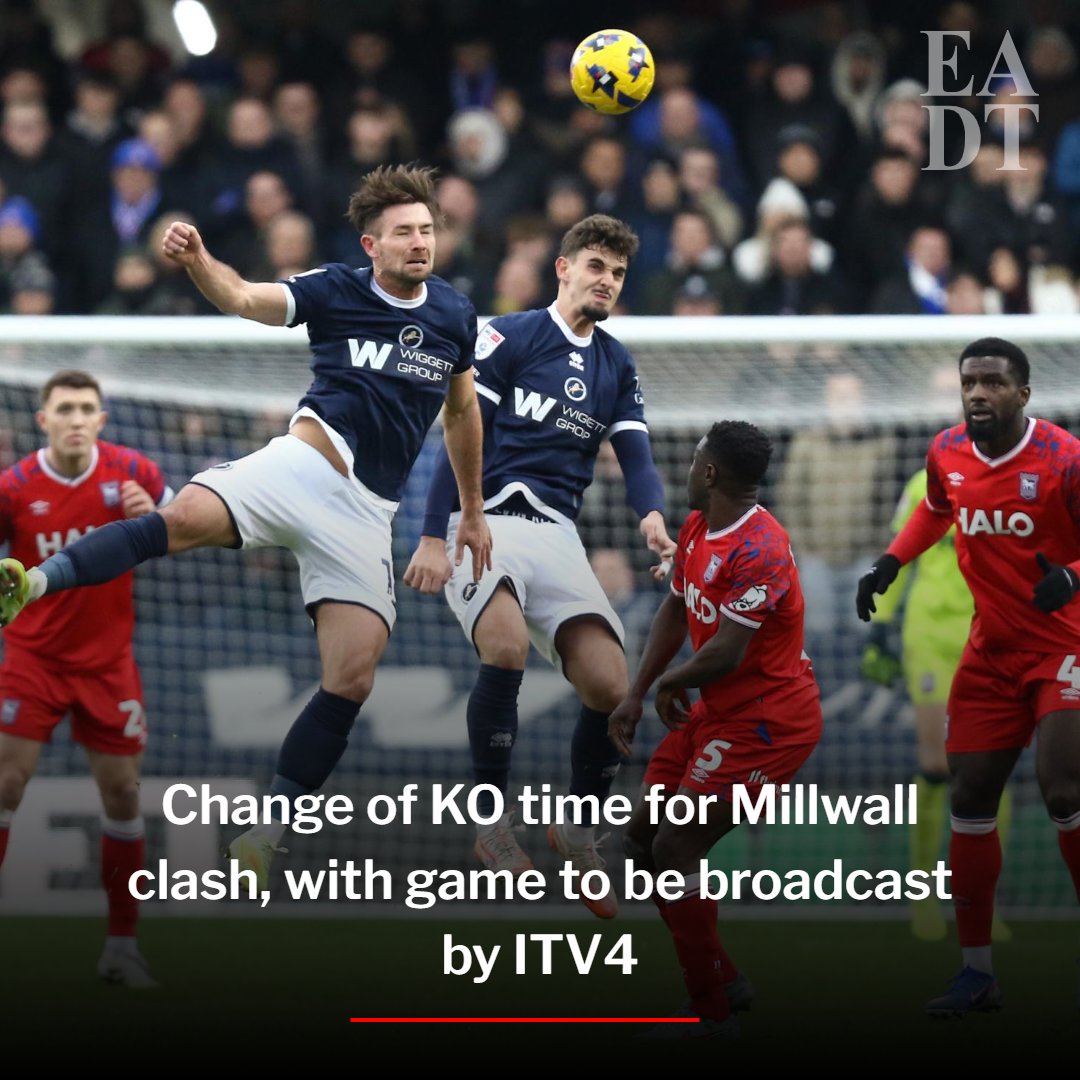 Stuart_Watson's tweet image. Next month's clash between Championship promotion rivals Ipswich and Millwall will be shown on terrestrial TV.

Story 👇

#itfc #MillwallFC 

eadt.co.uk/sport/25870800…