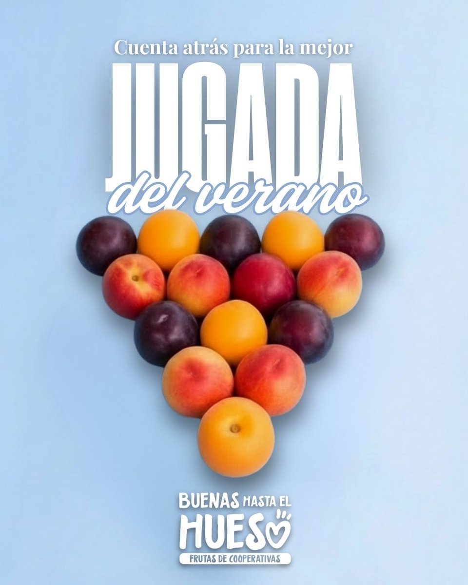 ⏳🍑✨ Cuenta atrás para la mejor jugada del verano

La temporada de fruta de hueso está cada vez más cerca…
y cuando llegue, va a ser imparable. 🔥

Prepárate 😎