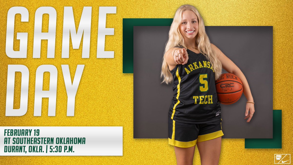 ATU_Athletics's tweet photo. #GAMEDAY! The Golden Suns and Wonder Boys are on the road at Southeastern Oklahoma tonight!

Golden Suns start at 5:30 pm
Wonder Boys ~ 25 minutes after women’s game

FOLLOW LIVE 
https://t.co/vVkJ3pr50Z

#FightOn https://t.co/THRRe8IGQz