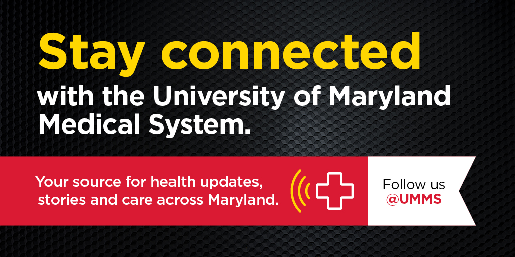 University of Maryland Medical System tweet media