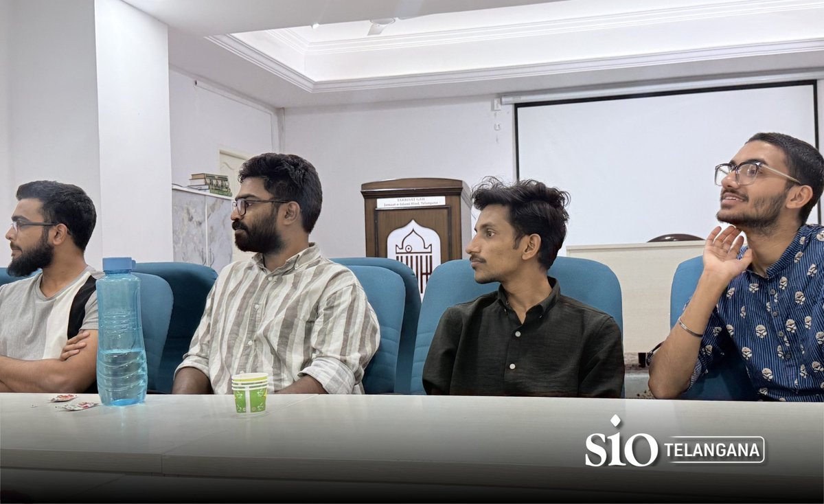 SIO Telangana organized a get-together to congratulate &amp; felicitate Newly Elected Union President of the EFLU Students’ Union (EFLUSU):

• Harshad Shibin – President
• Ayisha Neha – Cultural Secretary
• Suaadha Sudheer – Councillor, School of Arab &amp; Asian Studies