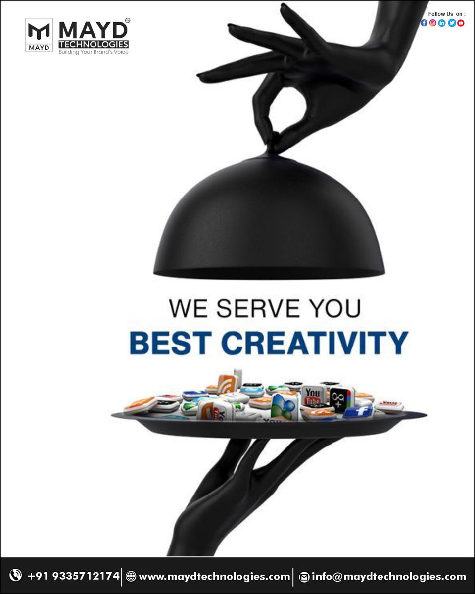 LtdMayd's tweet photo. We don’t just create — we craft experiences that make your brand stand out. 
At Mayd Technologies, creativity meets strategy to deliver results that truly make an impact. From design to digital growth, we serve you the best creativity every step of the way! 
#MaydTechnologies https://t.co/2HivEqONLH