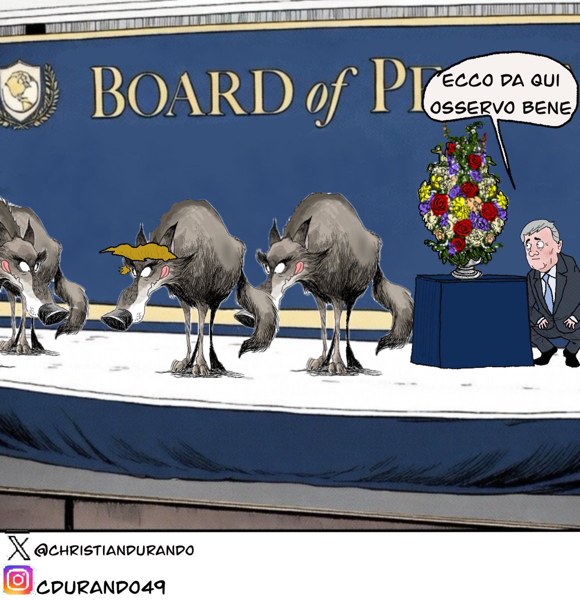 #Tajani Sono appena arrivato a Washington per partecipare al #BoardOfPeace.