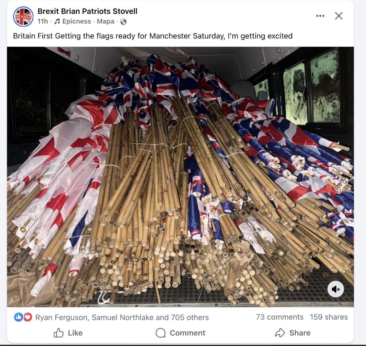 kickoutbnp's tweet image. Brexit Brian said the minibus is securely locked on St John’s Street #Walkden - near  #BF leadership gaff…innit #Manchester