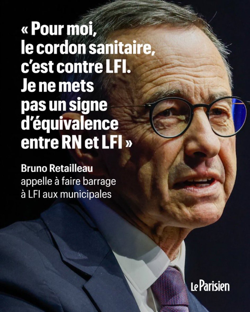 Bruno Retailleau est d'extrême-droite...Un catho intégriste façon Fillon...nous le savions déjà.