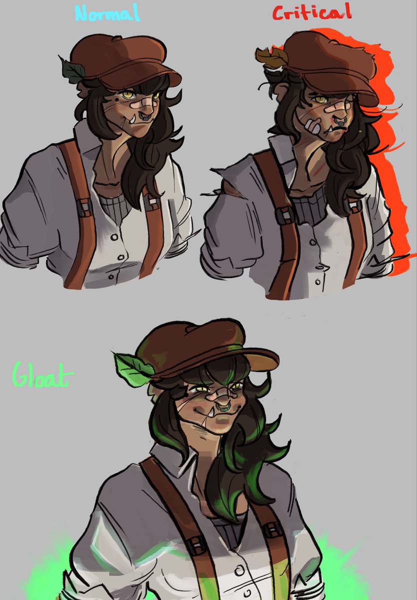 Y’all seemed to like human Ivy, so I made some portraits for her :)
#deadlock #deadlockfanart #ivy