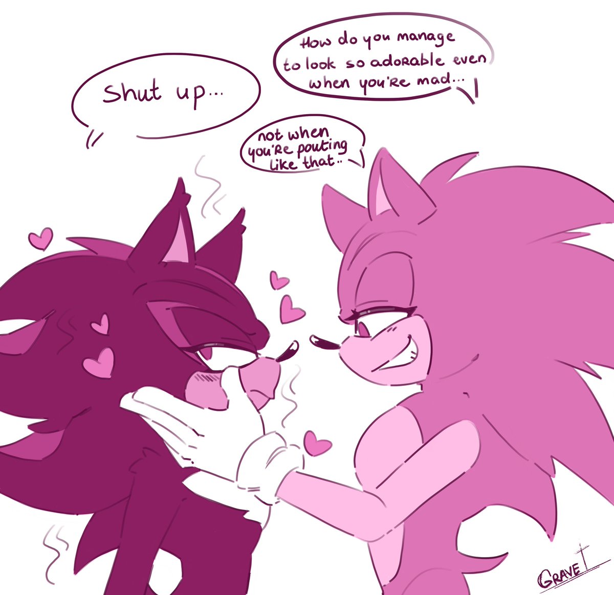 Grav3yardd_'s tweet photo. Them~
#sonadow https://t.co/jex9yzvgMJ