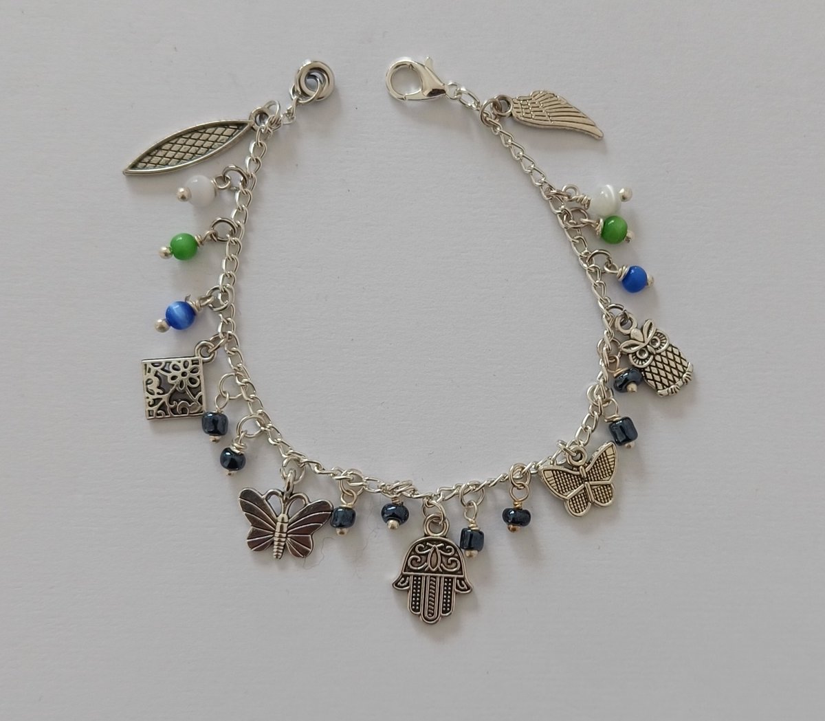 tikulli's tweet image. Chain charm bracelets. Last two remaining. DM to purchase. Share to support my work. #fashionfinds #giftforher #JewelryStyle #handmadegifts