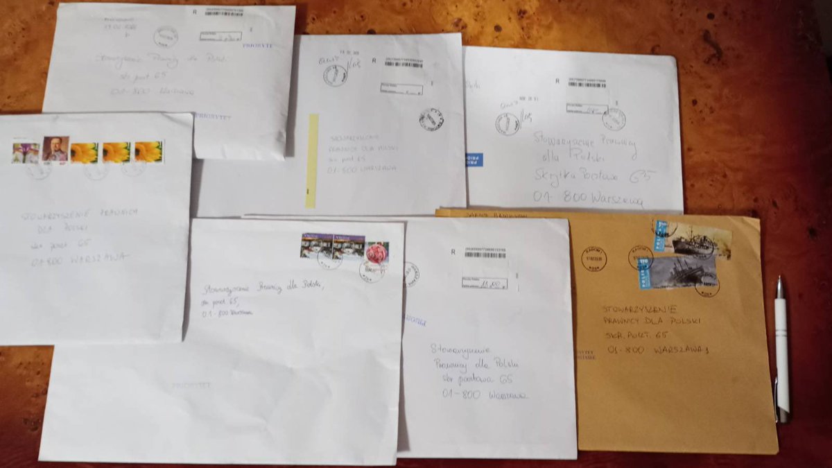 🔴Pierwsze przesyłki z listami poparcia już do nas <a href="/PRAWNICYdlaPOL/">Prawnicy dla Polski</a> dotarły! 📩

Dziękujemy wszystkim obywatelom i sędziom za zaufanie, odwagę i realne wsparcie – to dowód, że sprawy dotyczące Krajowej Rady Sądownictwa <a href="/KRS_RP/">Krajowa Rada Sądownictwa</a> są dla Państwa ważne ✌️🇵🇱

Działamy dalej