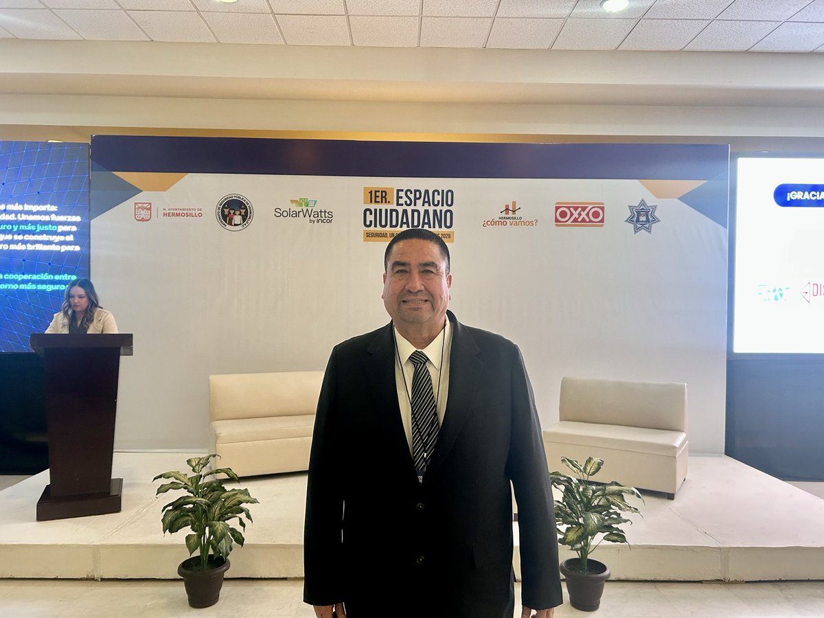 IMCPSONORA's tweet photo. ⭕ El vicepresidente general del #CCPS; Pedro W. Tapia Maldonado, asistió al 1er Espacio Ciudadano “#Seguridad, un compromiso de todos #2026”, reafirmando la participación activa del gremio contable en el diálogo y construcción de propuestas para fortalecer la seguridad en #Hillo https://t.co/QIY5mq97ig