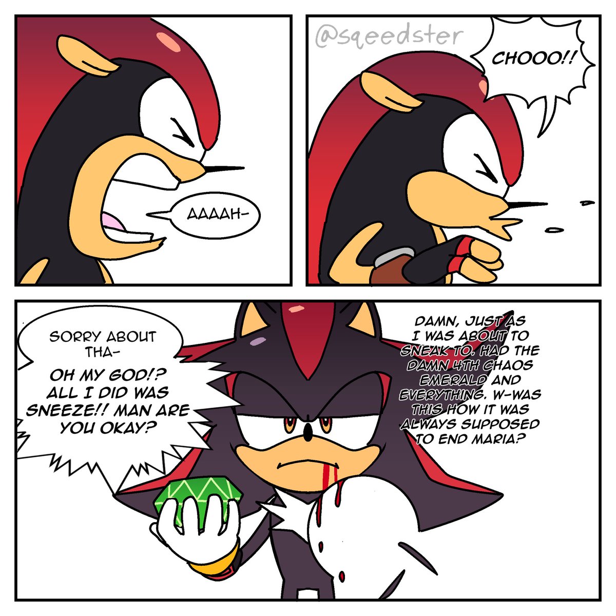 All it takes is a sneeze (on accident too)