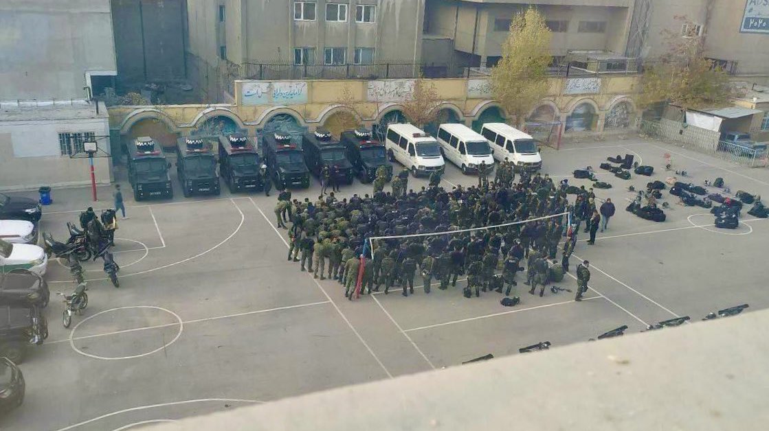 negaronikoo's tweet image. #IRGCterrorists hold their important and confidential meetings in hospitals.
The Islamic Republic has also previously housed and organized its security forces in schools to suppress the Iranian people.
 #HumanShield
#IranMassacre