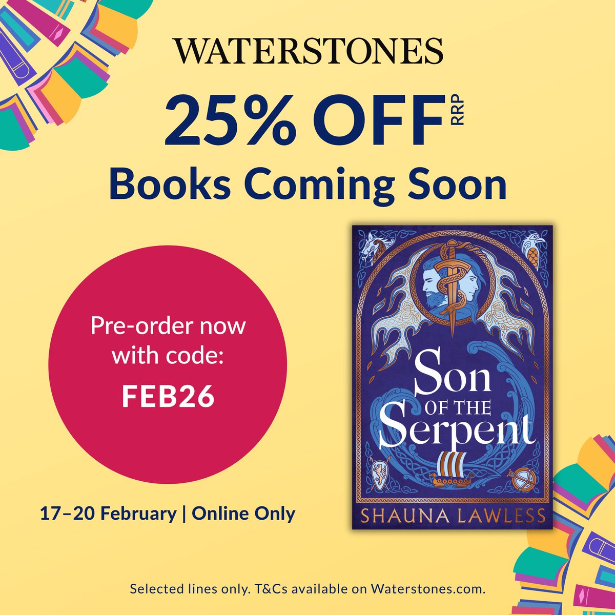 AdAstraFiction's tweet photo. You can grab both #DaughterOfTheOtherworld paperback and #SonOfTheSerpent in hardback by @shaunaLwrites in the @Waterstones pre-order promotion #WPreorder

Get 25% off using code FEB26 between 17-20 February.

Pre-order now: 
https://t.co/uRXgXgAofW

https://t.co/fj0cG3bKAn https://t.co/m5Qtg87xgf