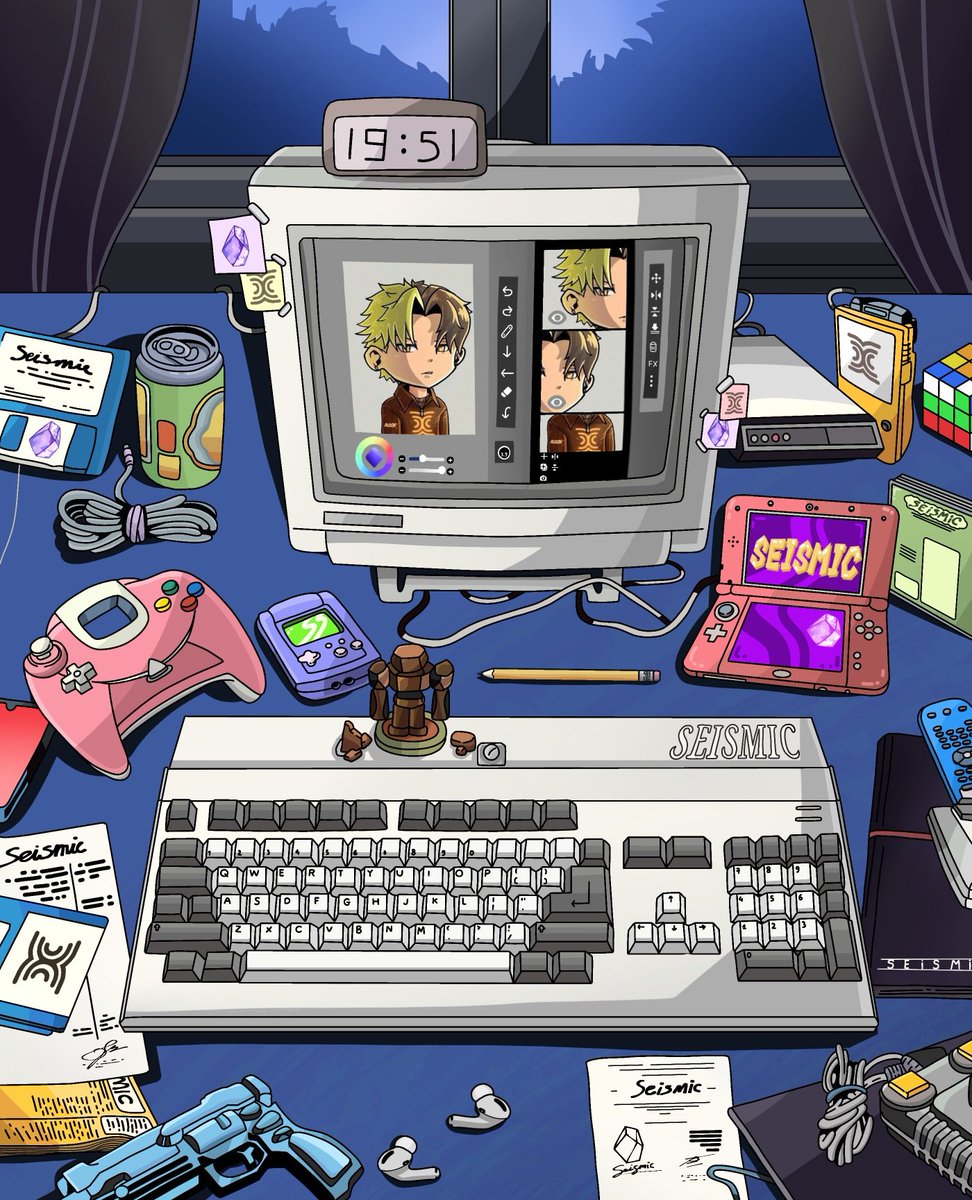 Gmic, cheers to a brand new week! 

Big appreciation to <a href="/Hinz5522/">Hinz.ip</a> for crafting such a fantastic community template.

The retro touch feels so unique, and the dedication you’ve shown truly strengthens Seismic’s identity. Absolutely awesome work
<a href="/SeismicSys/">Seismic</a>
<a href="/NoxxW3/">Noxx</a>