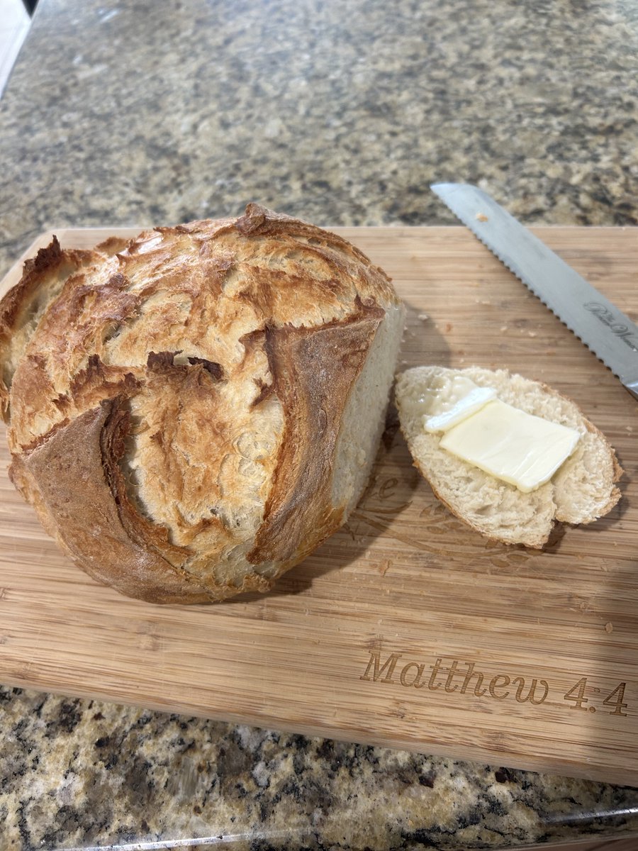 Happy Thursday, my friends. So sorry you cannot see the steam emanating while the butter absorbs. What a woman, that JoAnne Tharp is! Love you all! God is good.