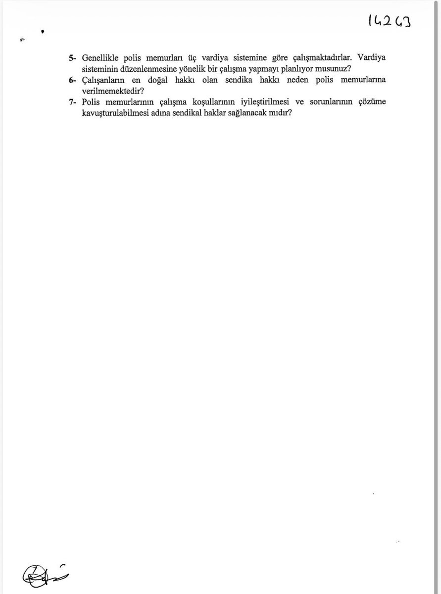 Polis intiharları ile ilgili;
İstanbul Milletvekilimiz Sn. Doğan Bekin tarafından İçişleri Bakanımıza verilen soru önergesine yanıt bekliyoruz !

Polislerimizin sorunlarının çözümü ve taleplerinin acilen karşılanmasını bekliyoruz. 

#PoliseBakanYokmu ?

<a href="/erbakanfatih/">Dr. Fatih Erbakan</a>