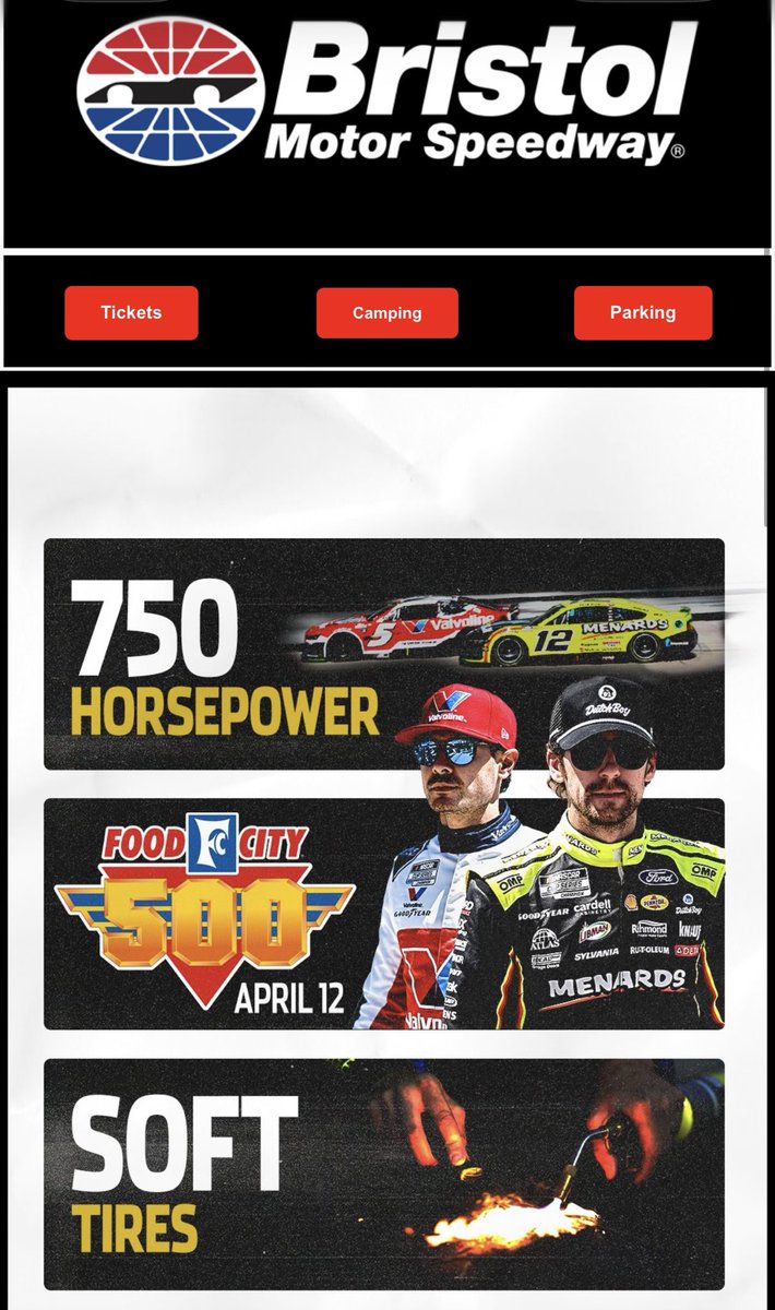 TrackNTap's tweet image. Bristol with 750hp and soft tires. Sign me up.

#NASCAR