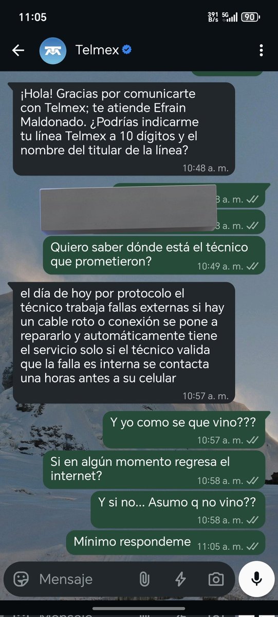 aaronpebe's tweet photo. El absurdo de @Telmex es tener un #ceo #indolente y #apatico como @hectorslimseade
- #Reclamos constantes de #servicio 
- #Conexiones caídas
- #Servicio #PostVenta #deficiente
Neta no quieres #renunciar? 

Cualquier otro con 2 dedos de #frente y esos #kpi lo haria x congruencia https://t.co/djM43zeFV9