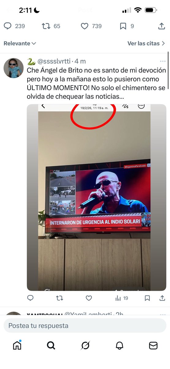 sssslvrtti's tweet photo. @jmkarg @C5N tmb estuvo desinformando durante la mañana… https://t.co/vfUhOum3er