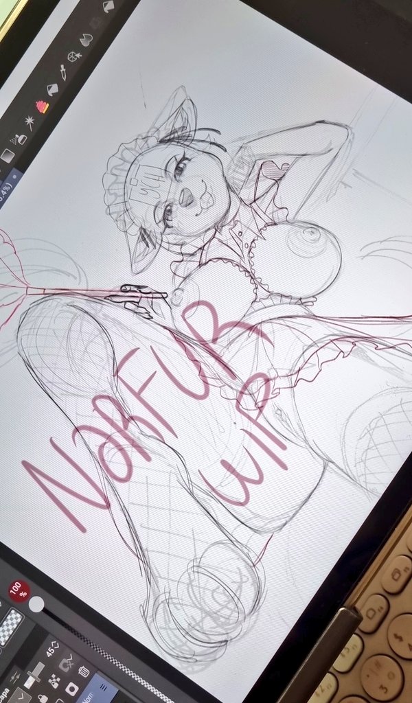 Narfur_'s tweet photo. Making new YCH 
I've had a rough week but here I am coming back 🩷🩷 https://t.co/dGpDBYLzbY