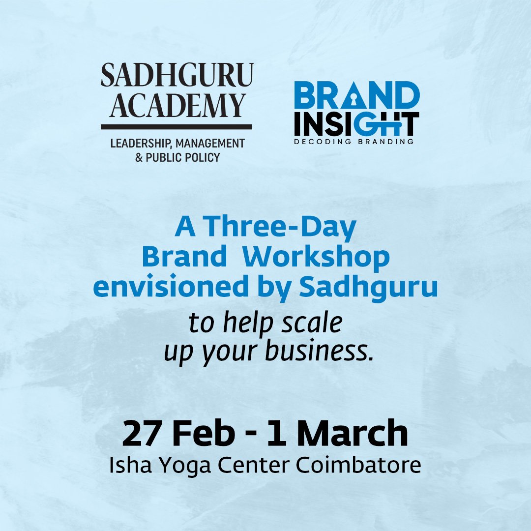 Isha Foundation tweet media