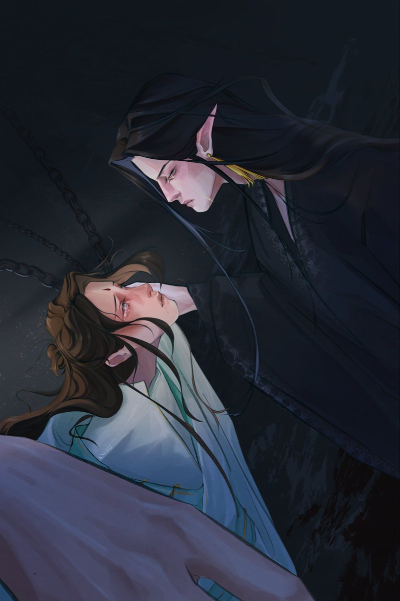 knohjj's tweet photo. everybody liked the FengQing so here’s beefleaf 🍖🍃

#beefleaf #tgcf #师青玄 #贺玄 https://t.co/dfsMwmiP9A