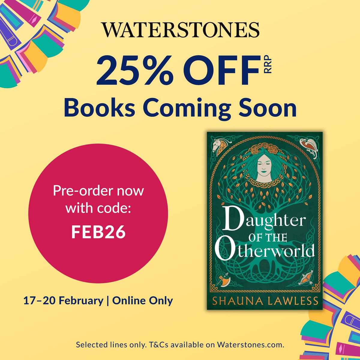 AdAstraFiction's tweet photo. You can grab both #DaughterOfTheOtherworld paperback and #SonOfTheSerpent in hardback by @shaunaLwrites in the @Waterstones pre-order promotion #WPreorder

Get 25% off using code FEB26 between 17-20 February.

Pre-order now: 
https://t.co/uRXgXgAofW

https://t.co/fj0cG3bKAn https://t.co/m5Qtg87xgf
