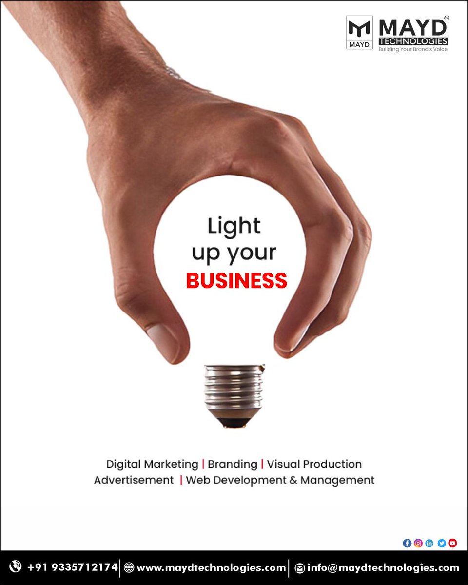 LtdMayd's tweet photo. That’s what MAYD Technologies does best.
From visibility to credibility — we build your brand digitally.

#BestDigitalMarketingCompany #BrandStrategy #DigitalGrowth #MarketingAgencyIndia #MaydTechnologies https://t.co/CohaSG8PAe