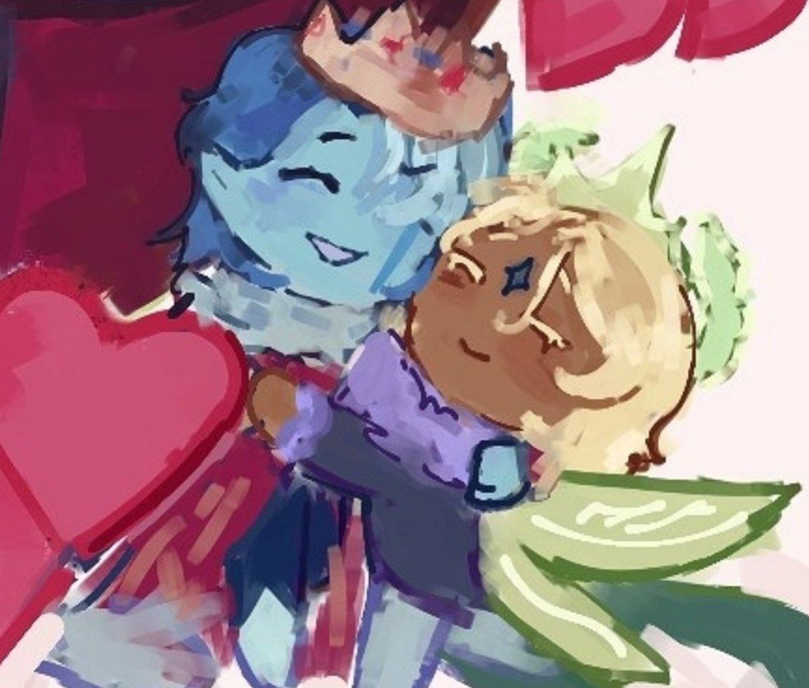 Beffe4ko's tweet photo. Happy Valentine's Day! (Sorry I'm late) #shadowvanilla #pureshadow #purevanillacookie #shadowmilkcookie #art #CRK https://t.co/JxrjsbZfoz