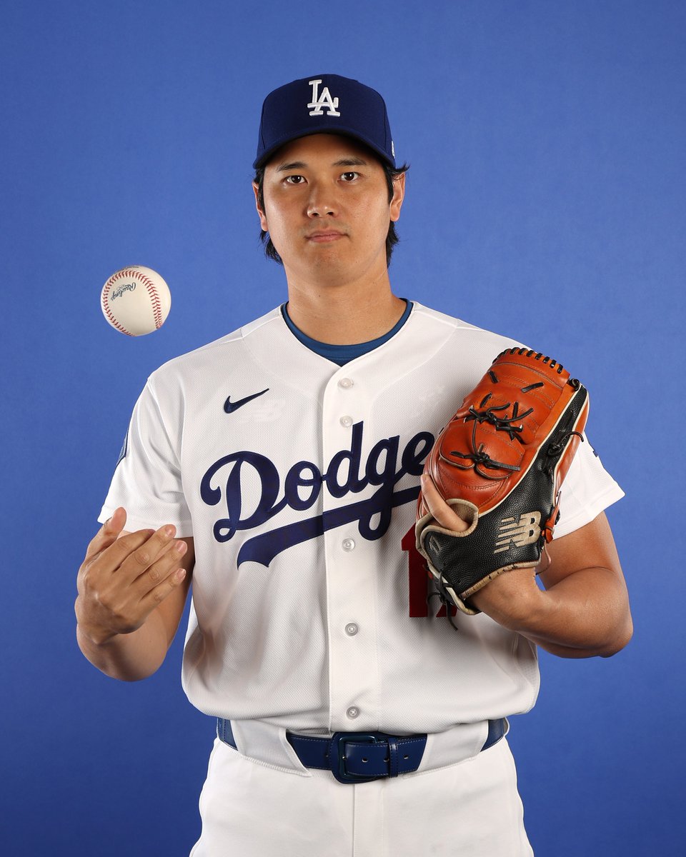 MLB's tweet photo. Shohei Ohtani's entering his third season with the @Dodgers 🌟 https://t.co/0RjBidl3ya
