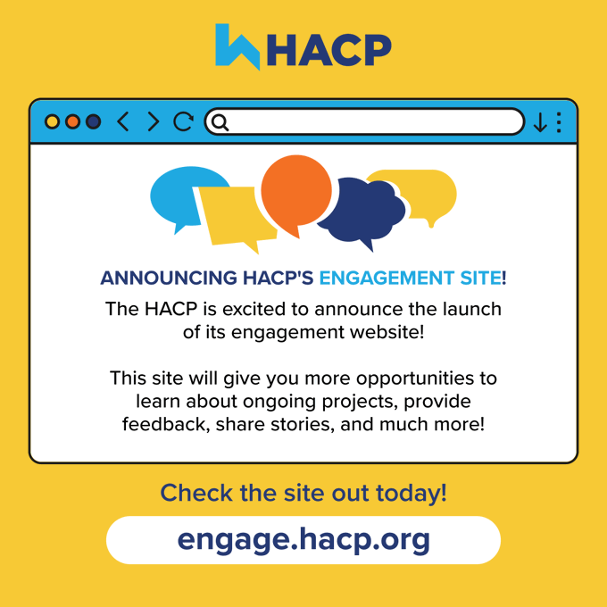 HACP1's tweet photo. SEEKING HACP SUCCESS STORIES!

Have you or your family benefited from any of HACP's events or programs over the years?

We'd love for you to share your story on our new Engagement Site: https://t.co/84l06lP41R

This site, separate from our main website (https://t.co/50ugrVUcRb), is meant to keep you informed of HACP's ongoing projects, and upcoming events, as well as give you the chance to share your success stories!

Make sure to register on the site (one-time process) to share stories & stay informed: https://t.co/Jug4iXbgnw